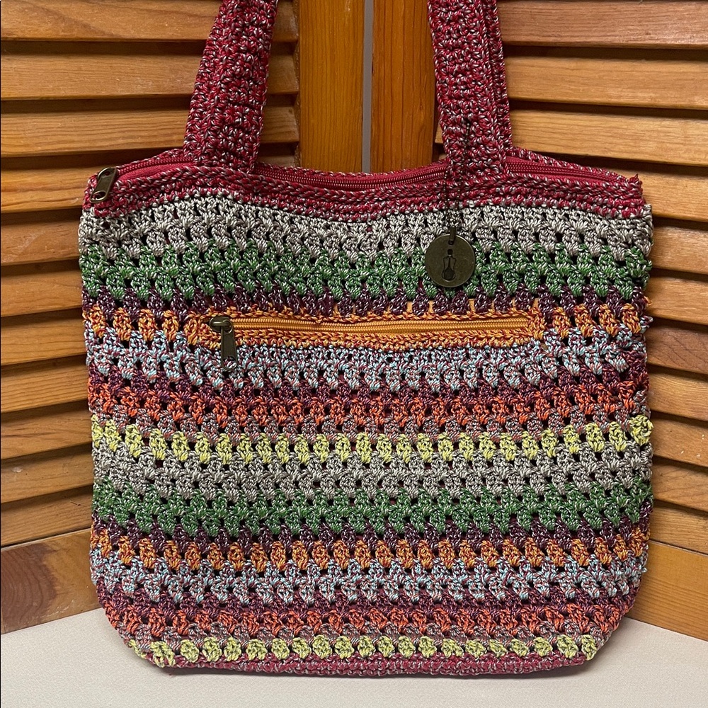 The Sak Originals Multicolour Crochet Tote Bag
